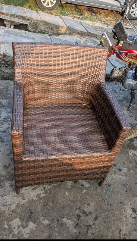 Garden chairs/rattan sofa sets/dining tables/UPVC outdoor furniture 3