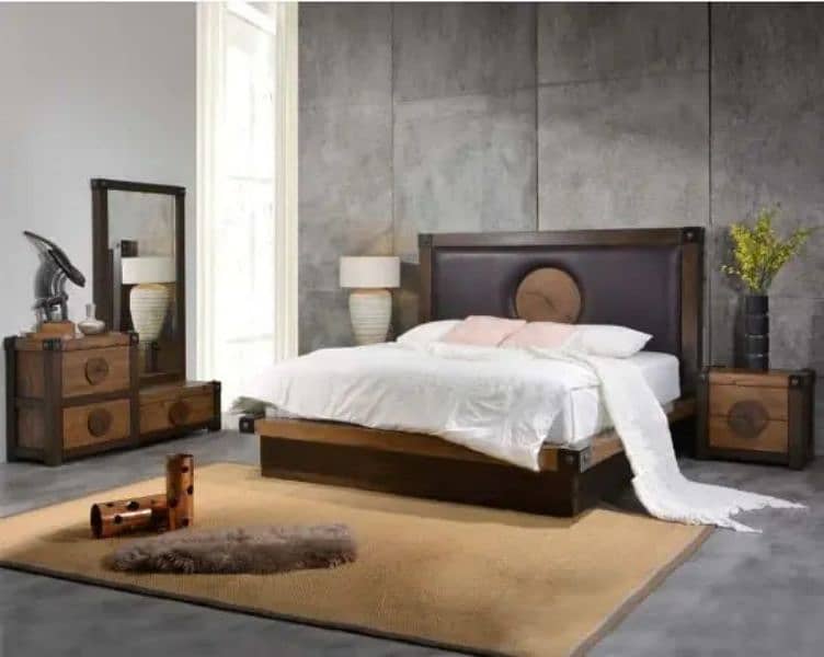 wooden Bed sets king size 1