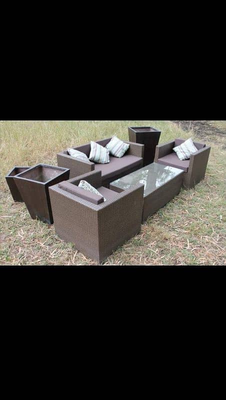 Garden chairs/rattan sofa sets/dining tables/UPVC outdoor furniture 15