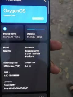 One Plus 10pro non pta 8 128 10 by 10 with charger pubg best device