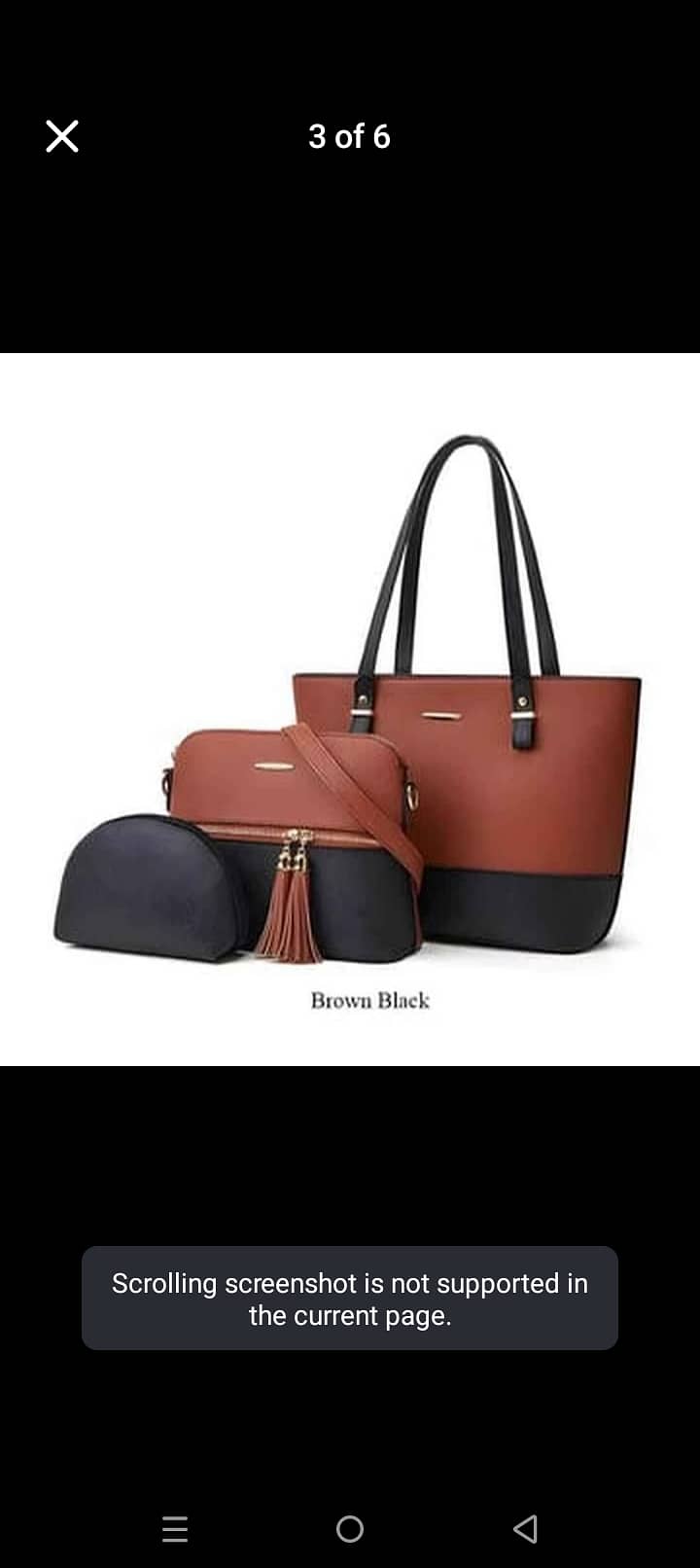 3in one women bags 3