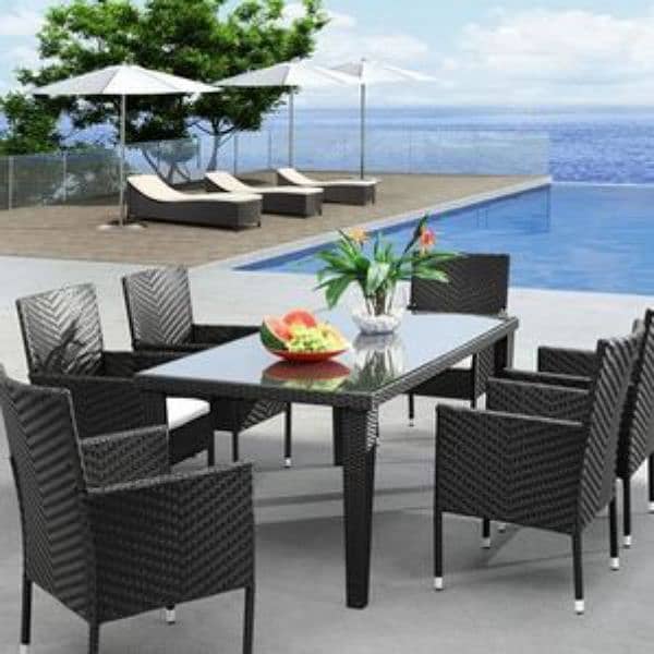 Garden chairs/rattan sofa sets/dining tables/UPVC outdoor furniture 6