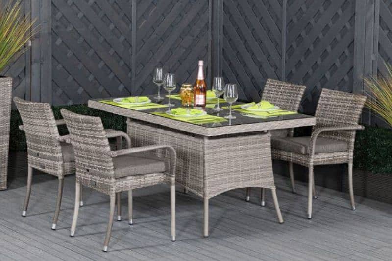 Garden chairs/rattan sofa sets/dining tables/UPVC outdoor furniture 18