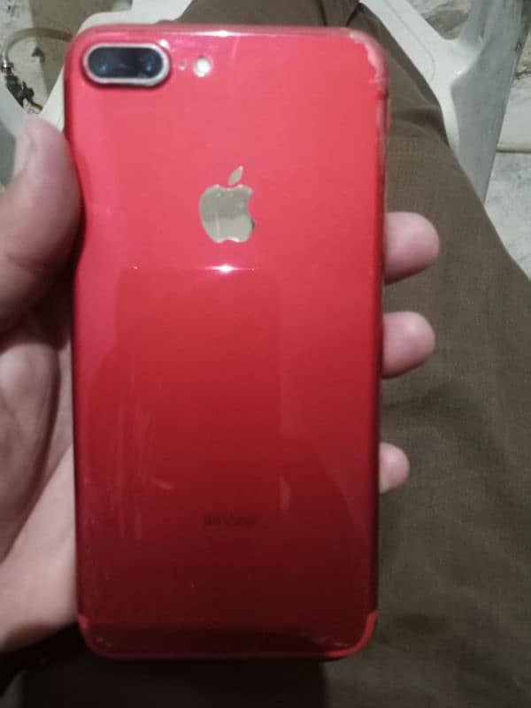 I phone 7 plus pta approoved 6/128 red colour 0