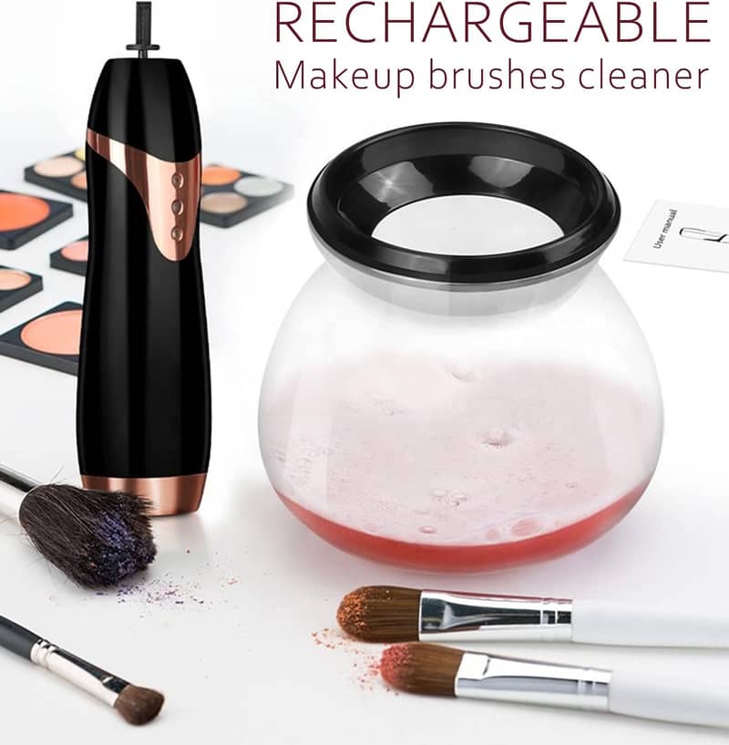 Rechargeable Makeup Brush Cleaner USB Charged Automatic CleanerSpinner 2