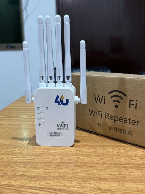 300 mbps speed 6 antenna wired & wireless 0