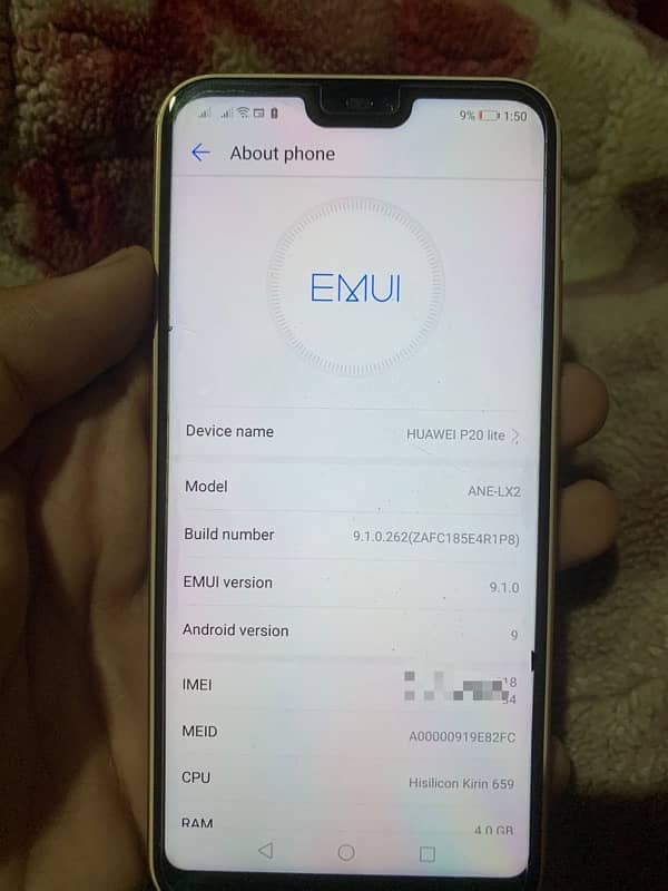 Huawei p20 lite (4/128) pta dual sim 3