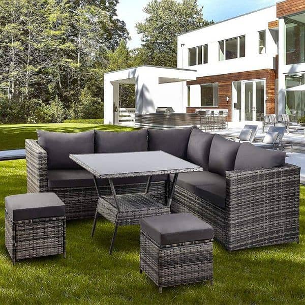 Garden chairs/rattan sofa sets/dining tables/UPVC outdoor furniture 9