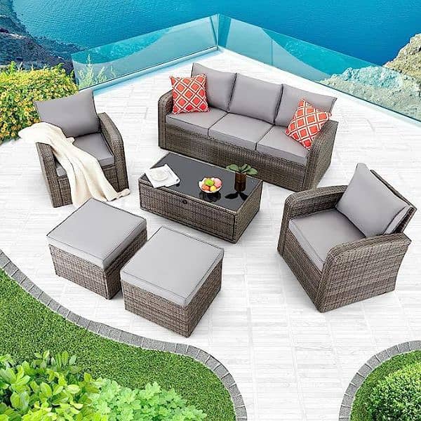 Garden chairs/rattan sofa sets/dining tables/UPVC outdoor furniture 17