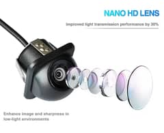 Car Reversing Cameras HD 720P 170 Degree CCD Fisheye Lens Starlight