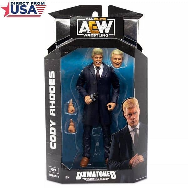 WWE AEW Mattel Brand Latest 2025 Authentic Action Figures Available 2