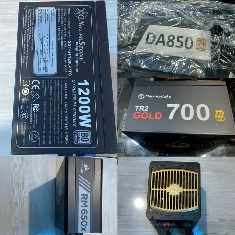 Gaming Power Supply 1200W 850w 750w 650w 550w 0