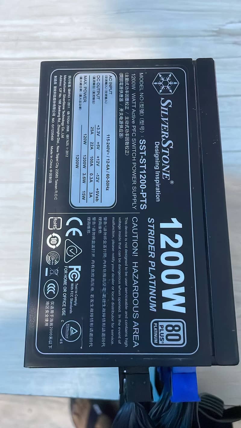 Gaming Power Supply 1200W 850w 750w 650w 550w 5