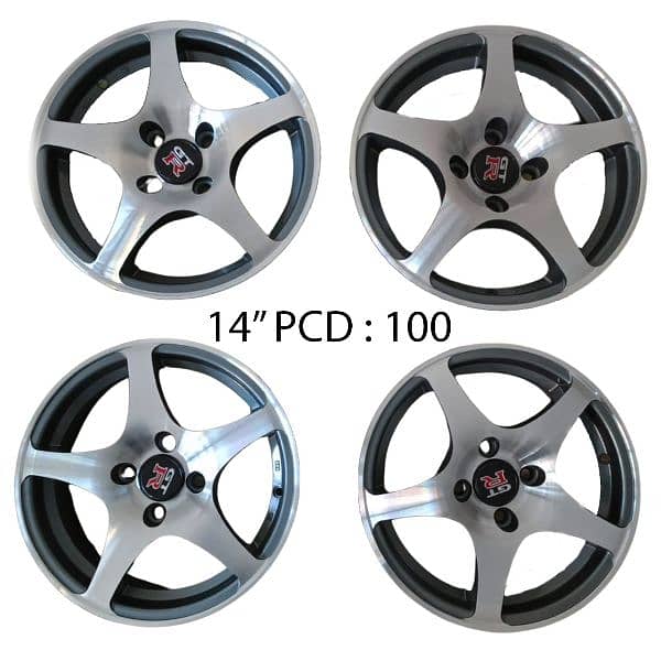 14" Japan Light Alloy Wheel Rims ,  VIA Certified for Sale 1