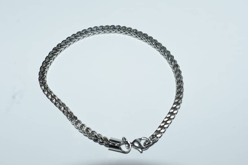 Unisex bracelets Stainless steel rope and foxtail 0