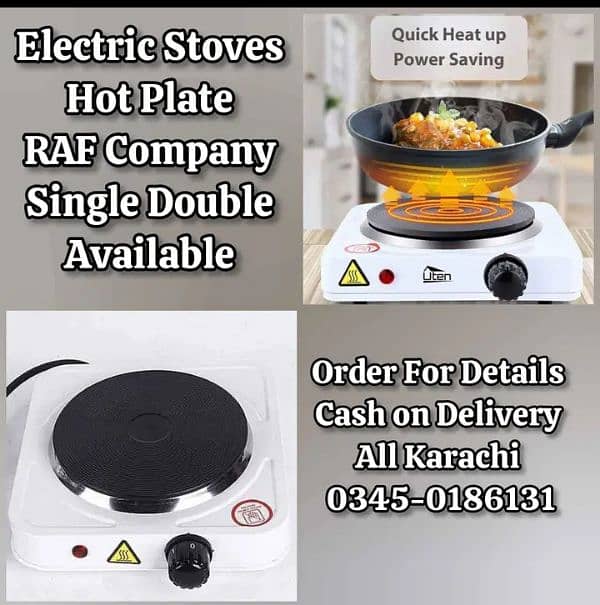 Electric Stoves Single Double Bijli Wala Chula Electric Hot Plate 0