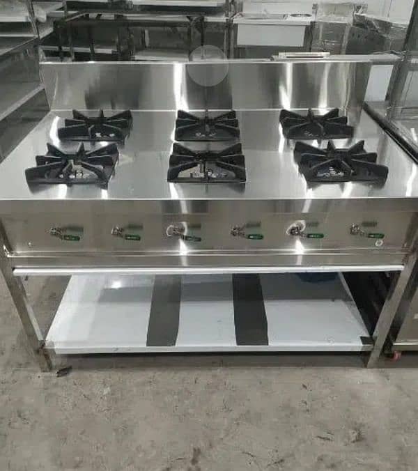 deep fryer/ double 16 bye 16 liter/ cooking range 10