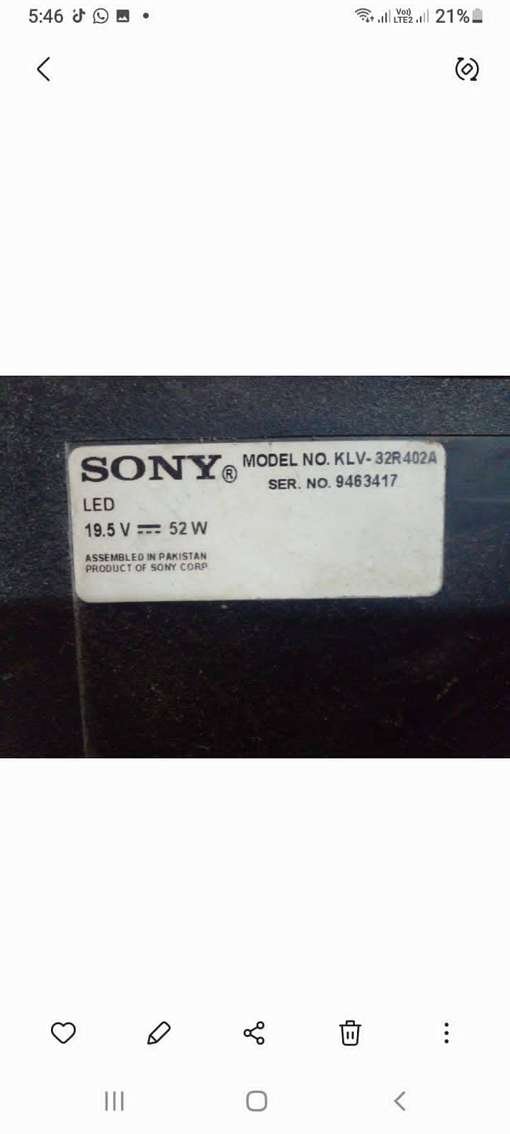 Original sony LCD for sell 3