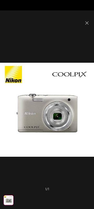 Nikon Coolpix S2800 0