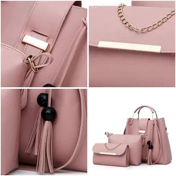 High Quality Women Hand Bag 3pc Set Cross Shoulder hand bag 0