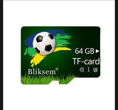 Mini SD Card 64GB Al Memory Card High Speed TF Card 64G U3