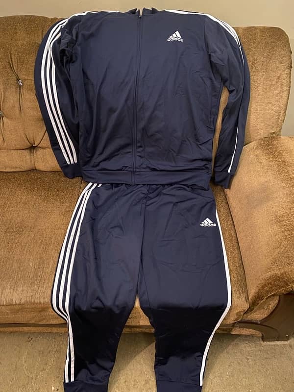 Original Adidas blue color track suit 100% original with adidas invoic 11