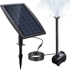 Anself Solar Water Pump, 9V 2.5W Power, Garden Pluggable Fountains,