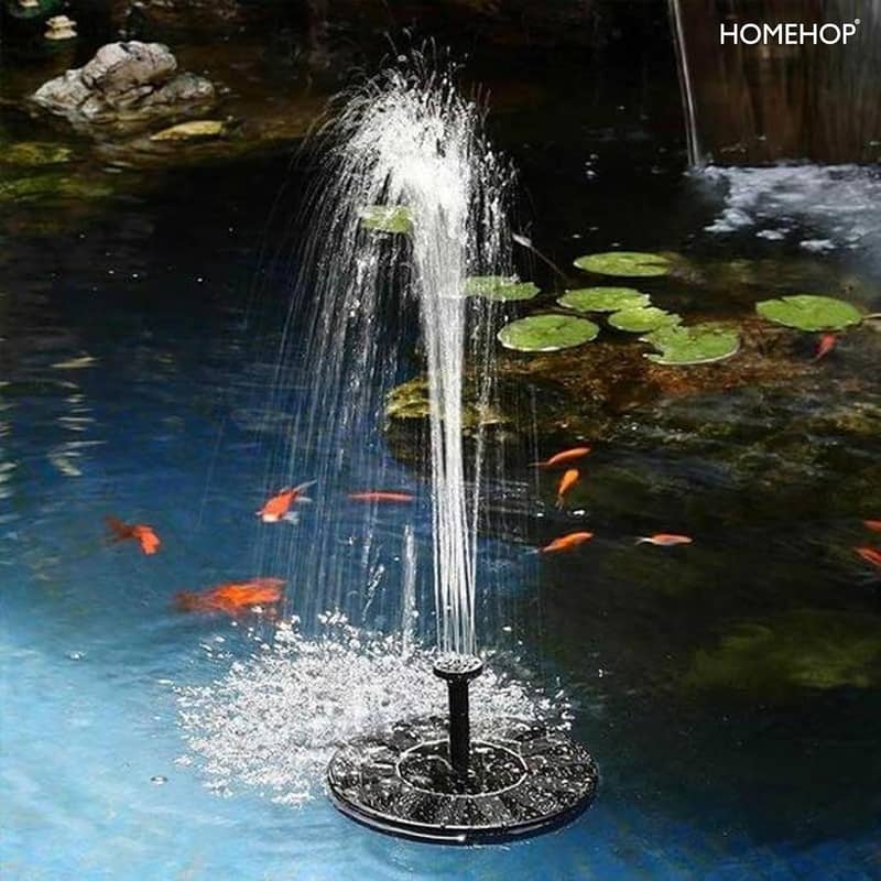 Anself Solar Water Pump, 9V 2.5W Power, Garden Pluggable Fountains, 5