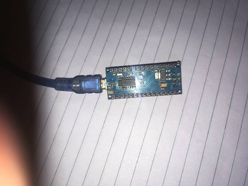 Used Arduino Nano + 5V Mini Power Supply. 7