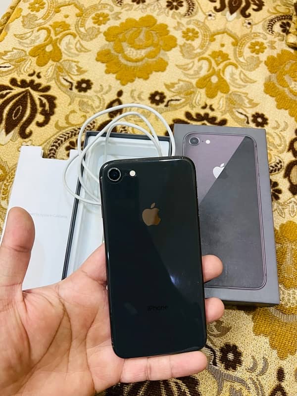 iPhone 8 256gb pta approved complete box 1