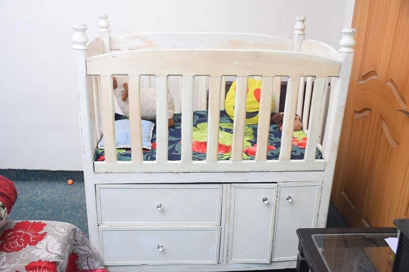 Baby Wooden Cot 1