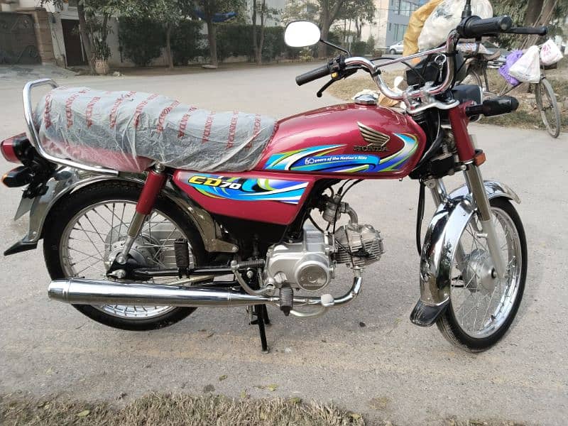 Honda CD 70 2024 new condition 03079410133 only call 0