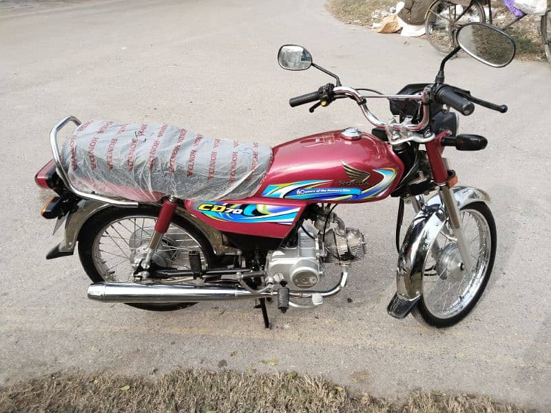 Honda CD 70 2024 new condition 03079410133 only call 1