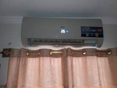 selling my Haier hybrid 1 ton ac just 5 months used warranty available