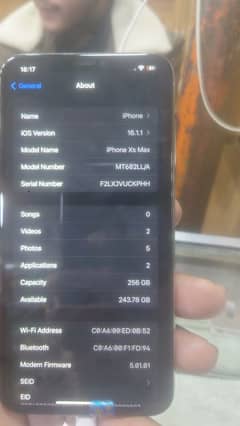 Apple iPhone xs max white colour condition 10/10 ,, 256gb