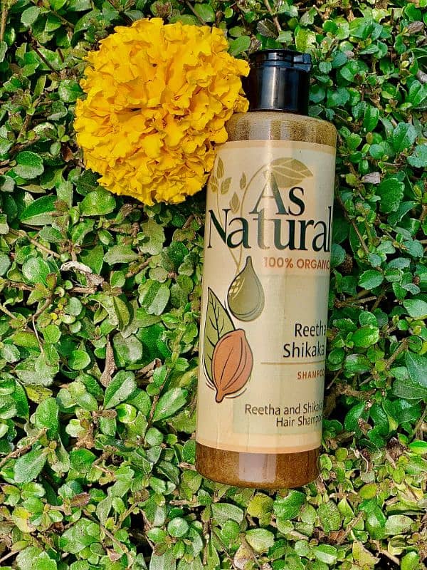 100% Organic Hair Shampoo - Reetha and Shikakai - 250ml 2