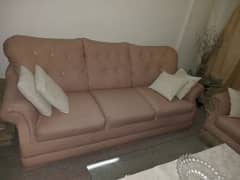 7 Seater sofa set with table