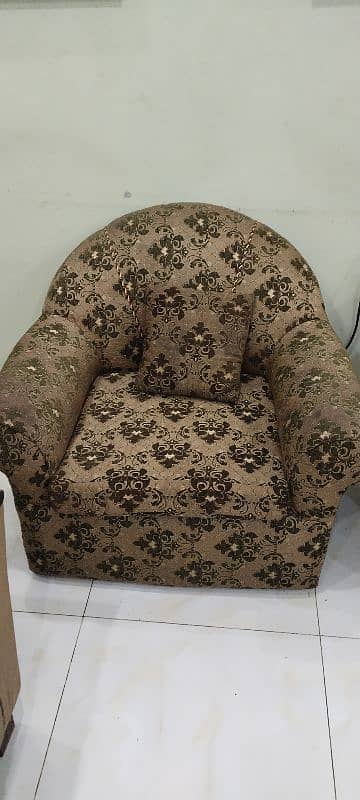 Sofa set Brown color 1