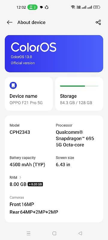 oppo F21 pro 5g 7