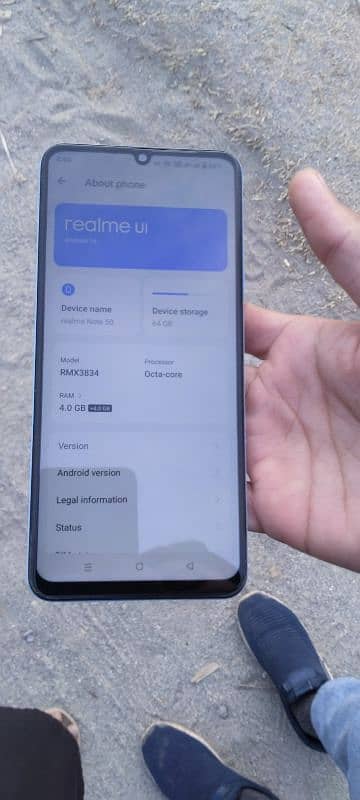 realme note 50 8gb ram 64gb memory open box full pack urgent sale 1