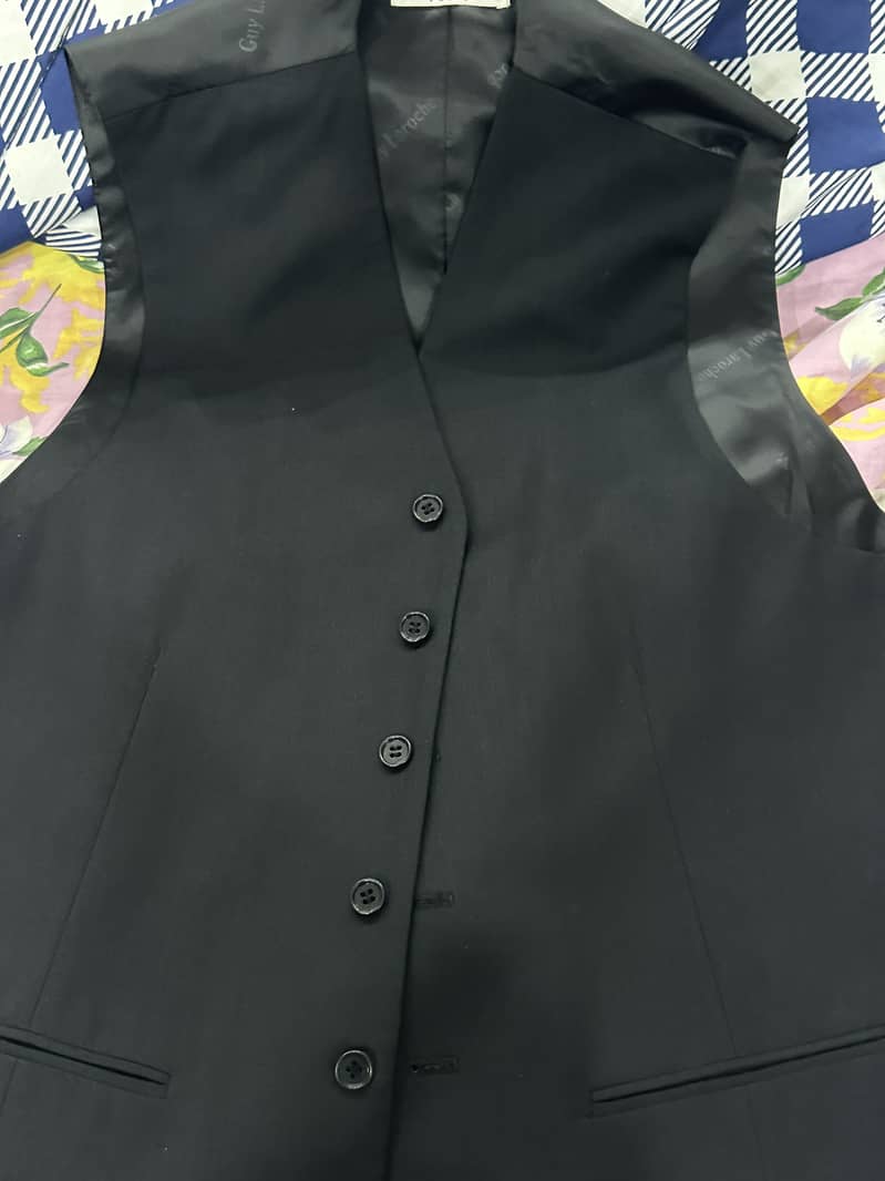 Men's Black 3 pcs Suit imported 1