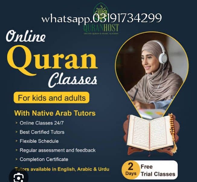 I am female online Quran  class teacher 0