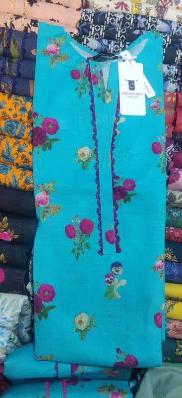 Khaddar stitched printed 2 piece dresses 1