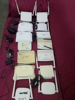 Wifi Routers Ptcl  ,TP-Link Routers with Adaptors 0300-9426428