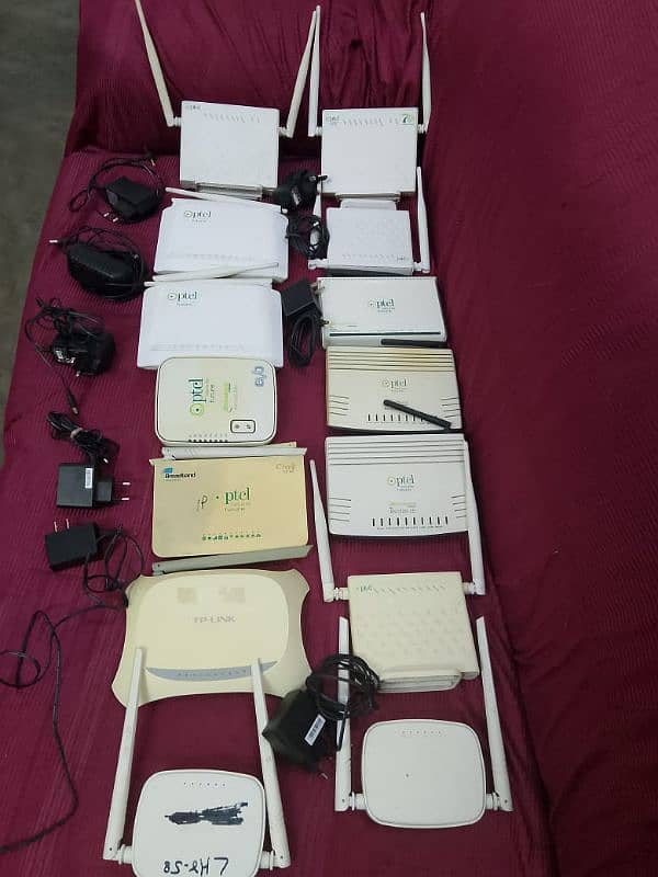 Wifi Routers Ptcl ,Tenda ,TP-Link Routers with Adaptors 0300-9426428 0