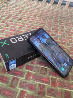 infinix zero x neo 8+128 with box charger