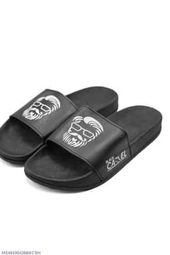 black-camel-beared-style-slide,black