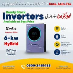 Knox Inverter|Soler inverter|Hybrid inverter|6Kw to 50kw|Ongrid