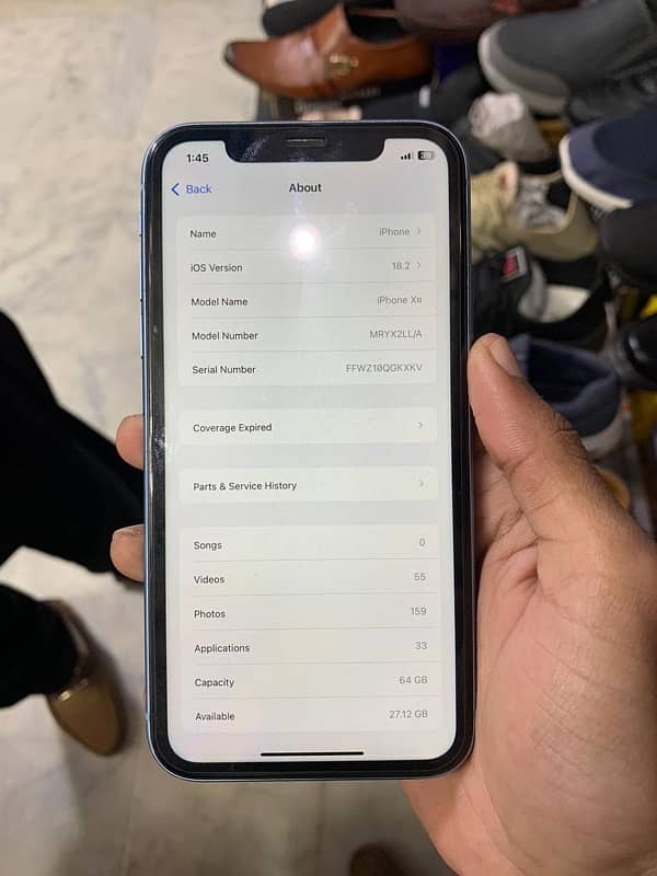 IPhone XR Jv 64GB contact:03356304478 2