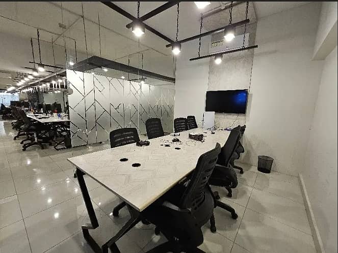 Hot Deal : Around 3000 Sqft State Of The Art, Ultra Modern Furnished Office In Top Notch Building Of Shahrah e Faisal At Low Rent. 1